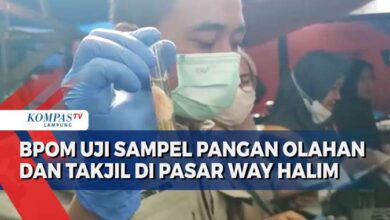 BPOM Uji 22 Sampel Pangan Olahan dan Takjil di Ujung Tanjung 28 Bericuan