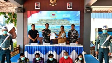 TNI AL Amankan PMI Ilegal yang Pulang dari Malaysia di Tanjung Balai Karimun 9 Bericuan