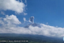 Gunung Semeru Meletus Lagi, Ketinggian Abu Capai 1.000 Meter 45 Gunung Semeru meletus